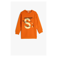 Koton Boys' Orange Sweatshirt