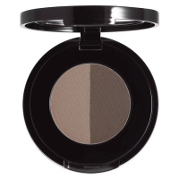 Makeup Revolution Duo Brow Powder Eyebrow Powder - Dark Brown Bi-Color Hnědá