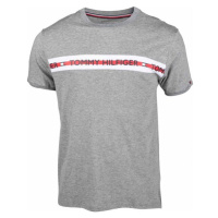 Tommy Hilfiger CN SS TEE LOGO Pánské tričko, šedá, velikost