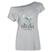 Lilo & Stitch Ohana Tropical Dámské tričko šedá