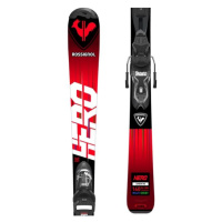Rossignol HERO JR + JR XPRESS 7 GW B83 Juniorské sjezdové lyže, červená, velikost