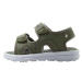 Dětské sandály Reima zelená barva