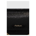 Kožená peněženka Furla Ninfa dámská, černá barva
