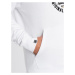 Ombre Clothing Jedinečná bílá mikina s nápisem V1 SSPS-0151