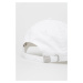 Bavlněná čepice New Balance bílá barva, s aplikací, LAH01003WHT-WHT