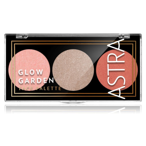 Astra Make-up Palette Glow Garden paleta rozjasňovačů odstín Unconvential Sakura 7,5 g