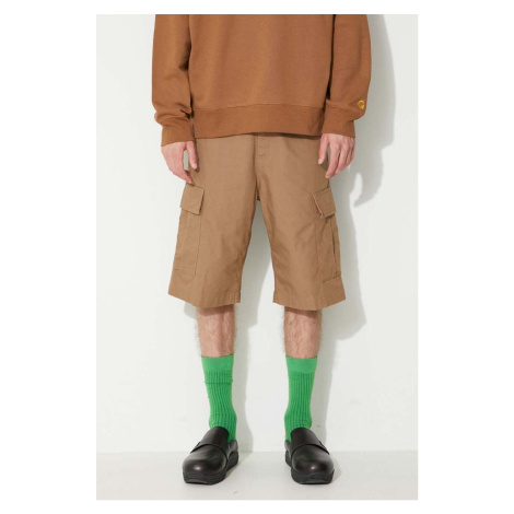 Bavlněné šortky Carhartt WIP zelená barva, I028246-CYPRESS