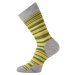 LASTING dámské merino ponožky WWL žluté
