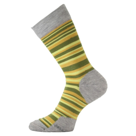 LASTING dámské merino ponožky WWL žluté