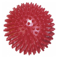 MVS Masážní míček, ježek, tvrdý, 90 mm, červený