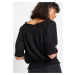 Bonprix BODYFLIRT Carmen tričko Barva: Černá, Mezinárodní