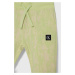 Dětská tepláková souprava Calvin Klein Jeans zelená barva