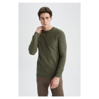 DEFACTO Slim Fit Crew Neck Knitwear Sweater