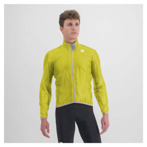 SPORTFUL Cyklistická větruodolná bunda - HOT PACK EASYLIGHT - žlutá