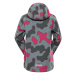 Dětská softshellová bunda Alpine Pro NOOTKO 13 - šedo-růžová