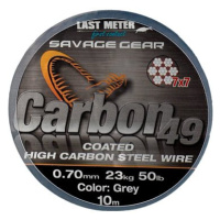 Savage Gear Carbon49 0,70mm 23kg 50lb 10m Coated Grey