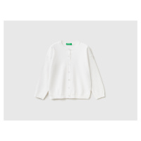 Benetton, Cardigan With Glittery Buttons