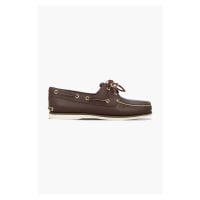 Kožené mokasíny Timberland Classic Boat pánské, hnědá barva, 74035-BROWN