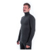 SENSOR MERINO BOLD pánské triko dl.rukáv roll neck anthracite gray