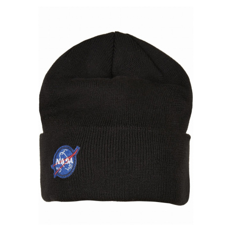 NASA zimní kulich, NASA Embroidery Logo Black Onesize TB International GmbH