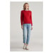 SVETR GANT CLASSIC COTTON C-NECK RUBY RED