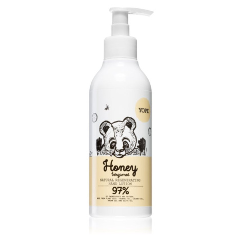 Yope Honey & Bergamot regenerační mléko na ruce 300 ml