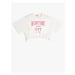 Koton Crop T-Shirt College Printed Short Sleeve Crew Neck Cotton