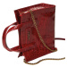 Červená kožená kabelka - TWINSET