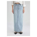 DEFACTO Long Fit Jean Skirt