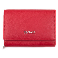 SEGALI Dámská kožená peněženka 7106 B red