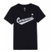 Converse WOMENS NOVA CENTER FRONT LOGO TEE Dámské tričko, černá, velikost