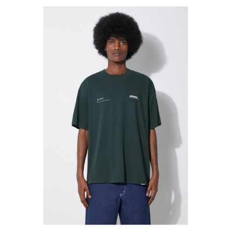 Bavlněné tričko Represent Patron Of The Club zelená barva, s potiskem, MLM4274.386