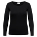 ONLY CARMAKOMA Dámské triko CARLONNY Regular Fit 15304132 Black 3XL/4XL