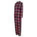 Sf Dámské flanelové pyžamo SK074 Red-Navy Check