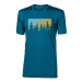 PROGRESS HRUTUR FOREST Pánské merino triko, tmavě modrá, velikost