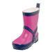 Playshoes Gumová bota růžová/ marine