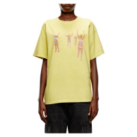 Tričko diesel t-buxt-n8 t-shirt žlutá