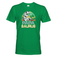 Pánské tričko pro tatínky s potiskem Papasaurus - skvělý dárek pro tatínky
