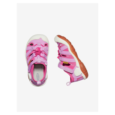 Růžové dívčí sandály Keen Knotch
