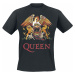 Queen Crest Vintage Tričko černá