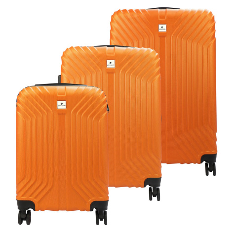 Sada cestovních kufrů Pierre Cardin MED10 x3 Z oranžová