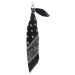 Bílo-černý šátek SCH0158