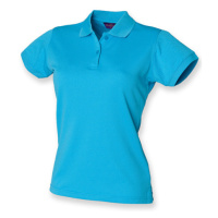 Henbury Dámské funkční polo tričko H476 Turquoise