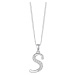 Preciosa Stříbrný náhrdelník písmeno "S" 5380 00S (řetízek, přívěsek)