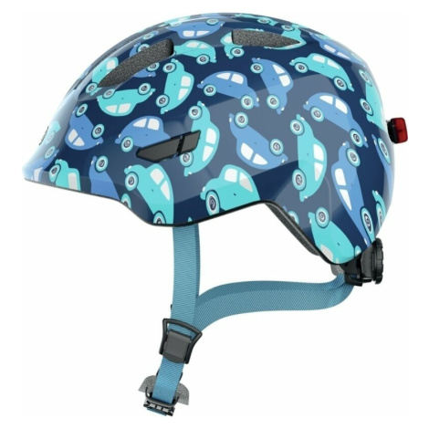 Abus Smiley 3.0 LED Blue Car Dětská cyklistická helma