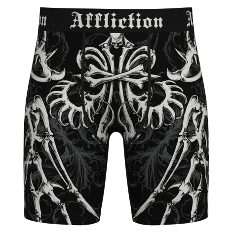boxerky pánské AFFLICTION - SKELETON