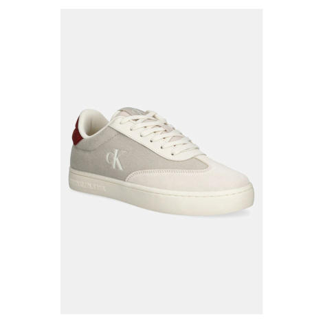 Sneakers boty Calvin Klein Jeans CLASSIC CUPSOLE LOW MIX MG béžová barva, YM0YM01169