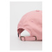Bavlněná čepice HUF růžová barva, s aplikací