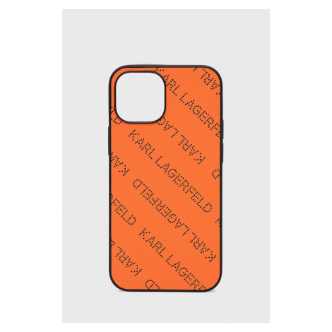 Obal na telefon Karl Lagerfeld Iphone 13 Mini 5,4'' oranžová barva