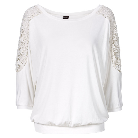 Oversize tričko z viskózové směsi Bonprix